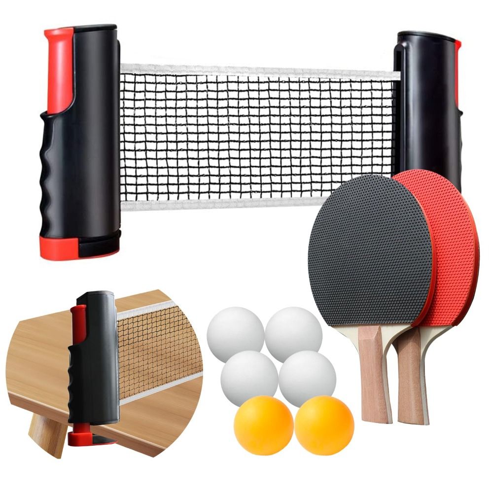 Table Tennis Net Set - Retractable Net Ping Pong Net Frame