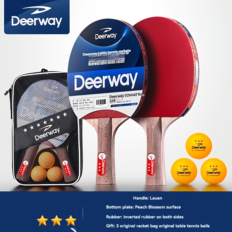 Table Tennis Net Set - Deerway Table Tennis Racket Set Horizontal