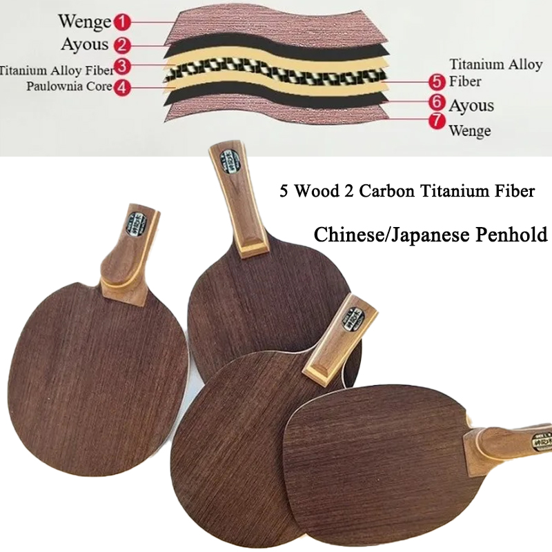 Xiom Blade Table Tennis - Table Tennis Blade Chinese/Japanese Penhold 5
