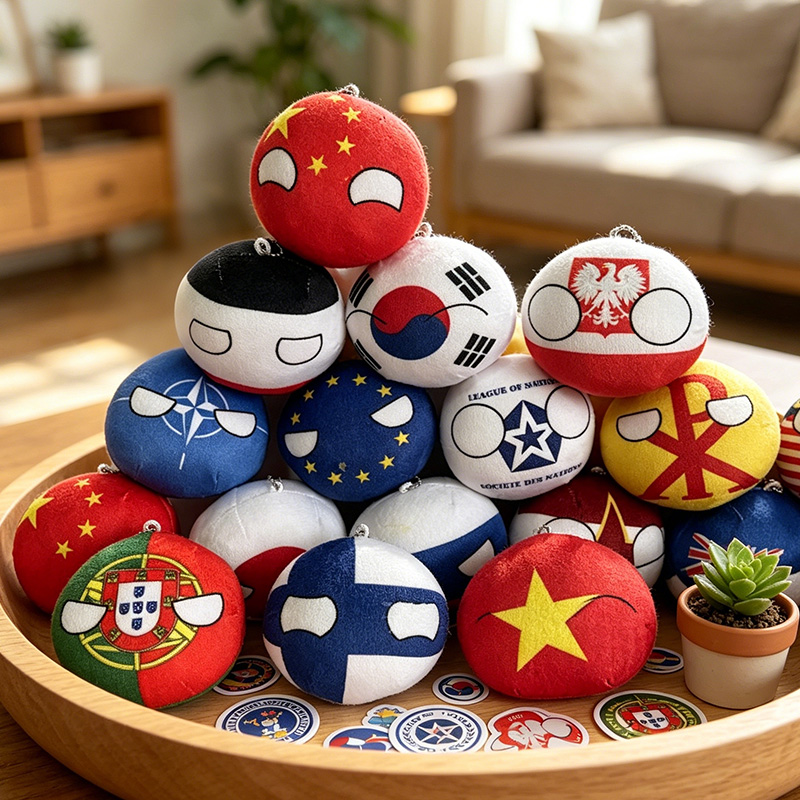 10cm Kawaii Polandball Plush T - Table Tennis France recension och pris