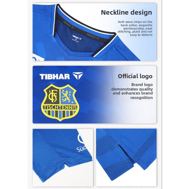 TIBHAR table tennis sportswear - Table Tennis Champion recension och pris