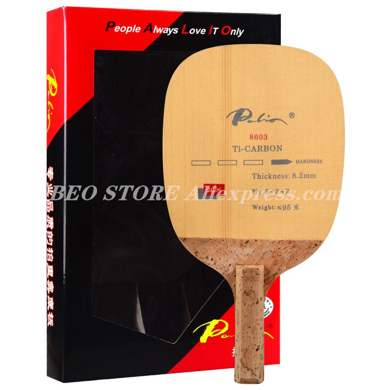 PALIO 8603 Carbon Titanium Tab - Table Tennis Japan recension och pris
