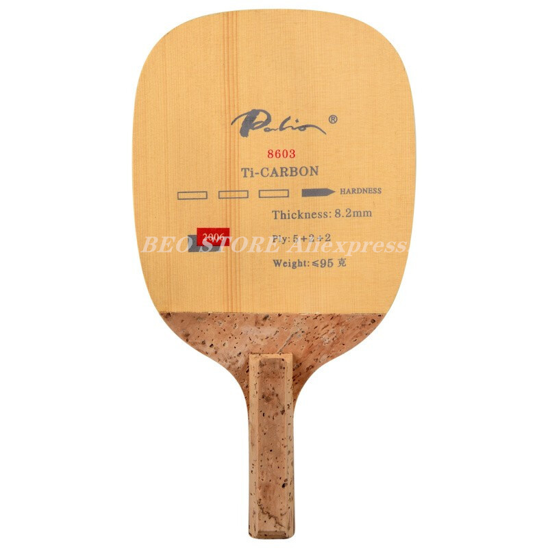 PALIO 8603 Carbon Titanium Tab - Table Tennis Japan recension och pris