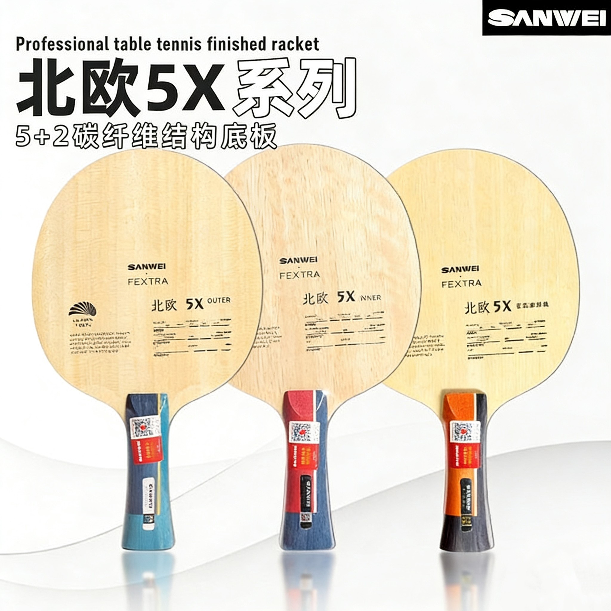 SANWEI FEXTRA 5X Table Tennis  - Xiom Blade Table Tennis recension och pris