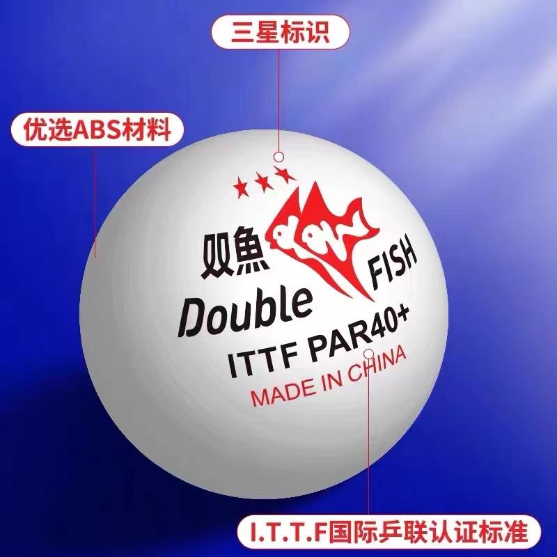 Original 6 Pcs/Box Double Fish - Table Tennis France recension och pris