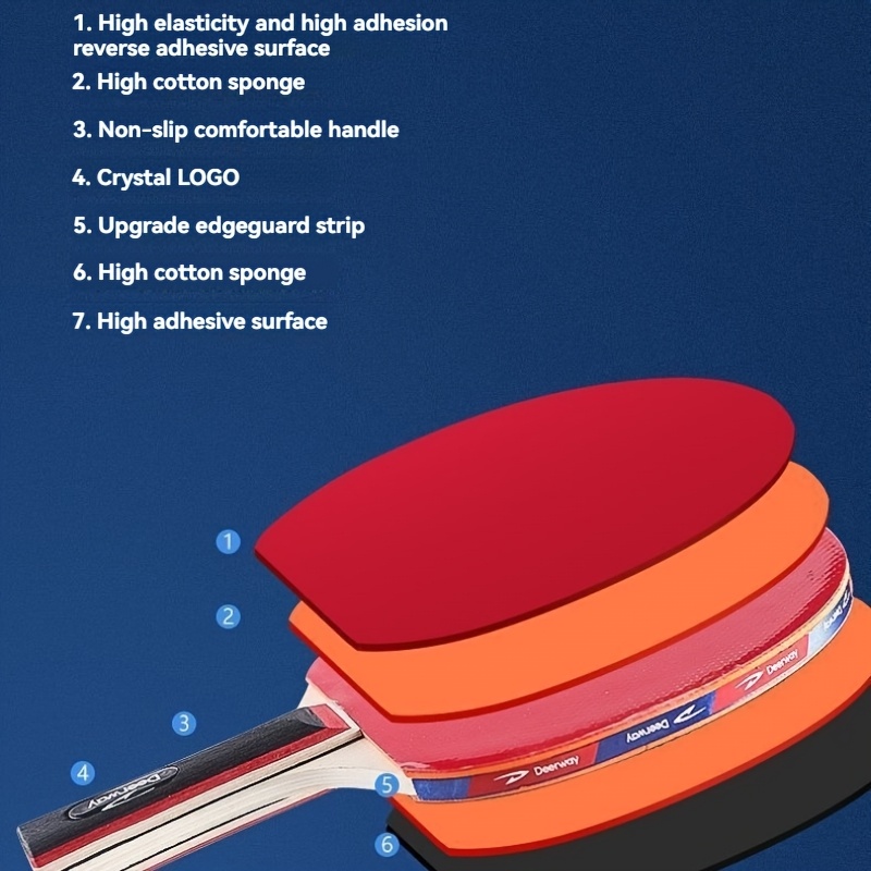 Deerway Table Tennis Racket Se - Table Tennis Net Set recension och pris