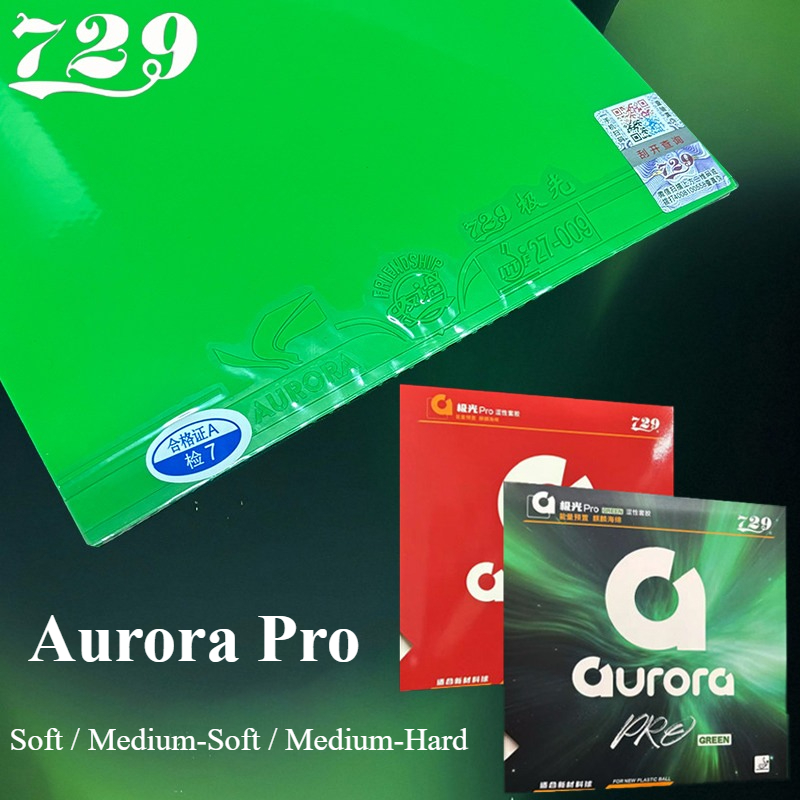729 Friendship Aurora Pro Gree - Table Tennis Rubber recension och pris