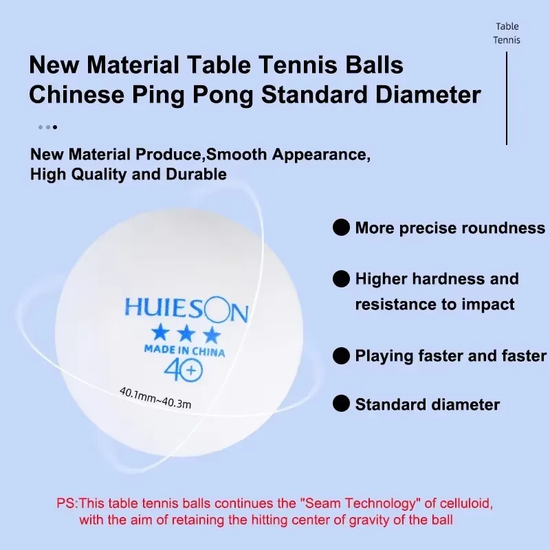100PCS Huieson Blue Logo Table - Table Tennis Pc recension och pris